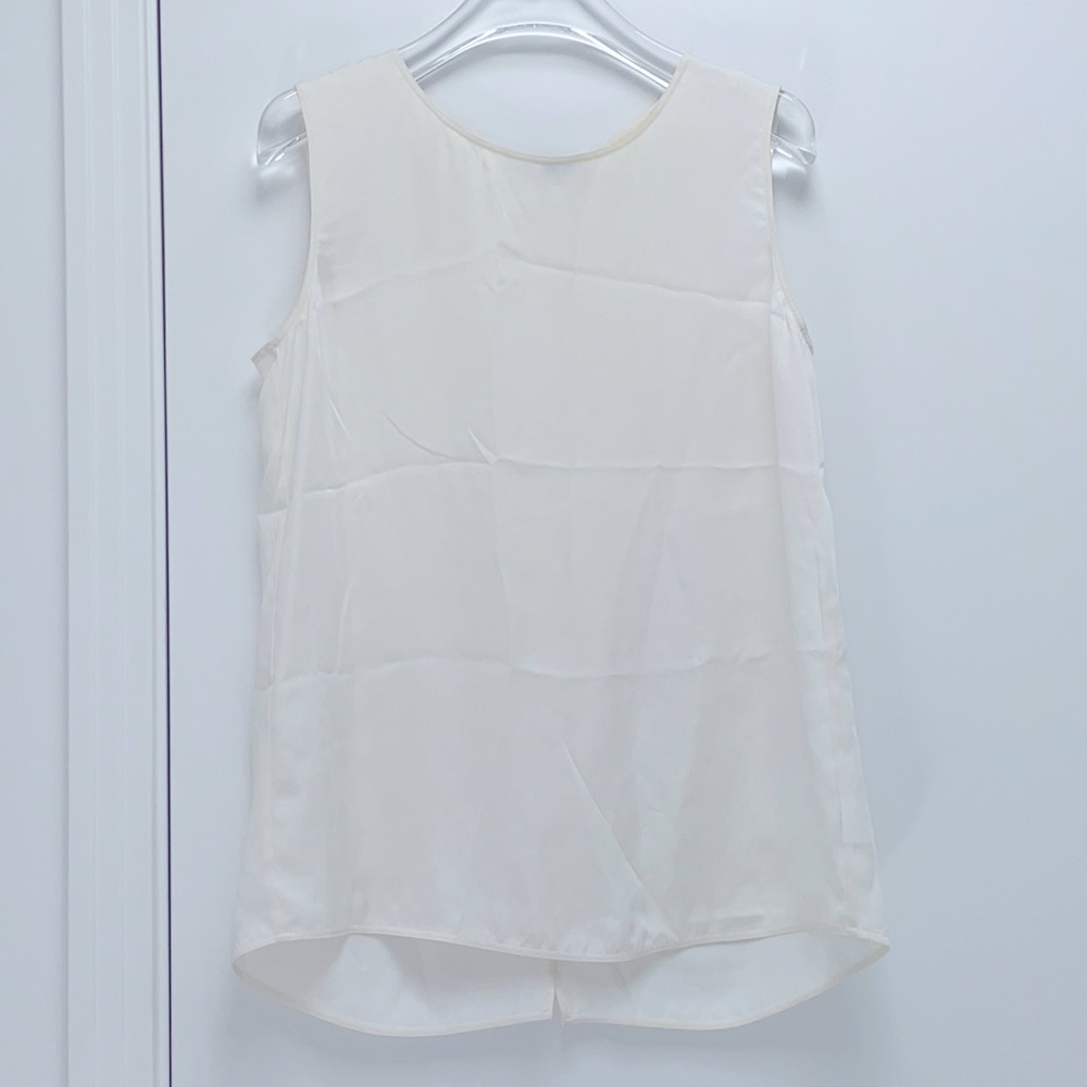 Vince sleeveless silk blouse